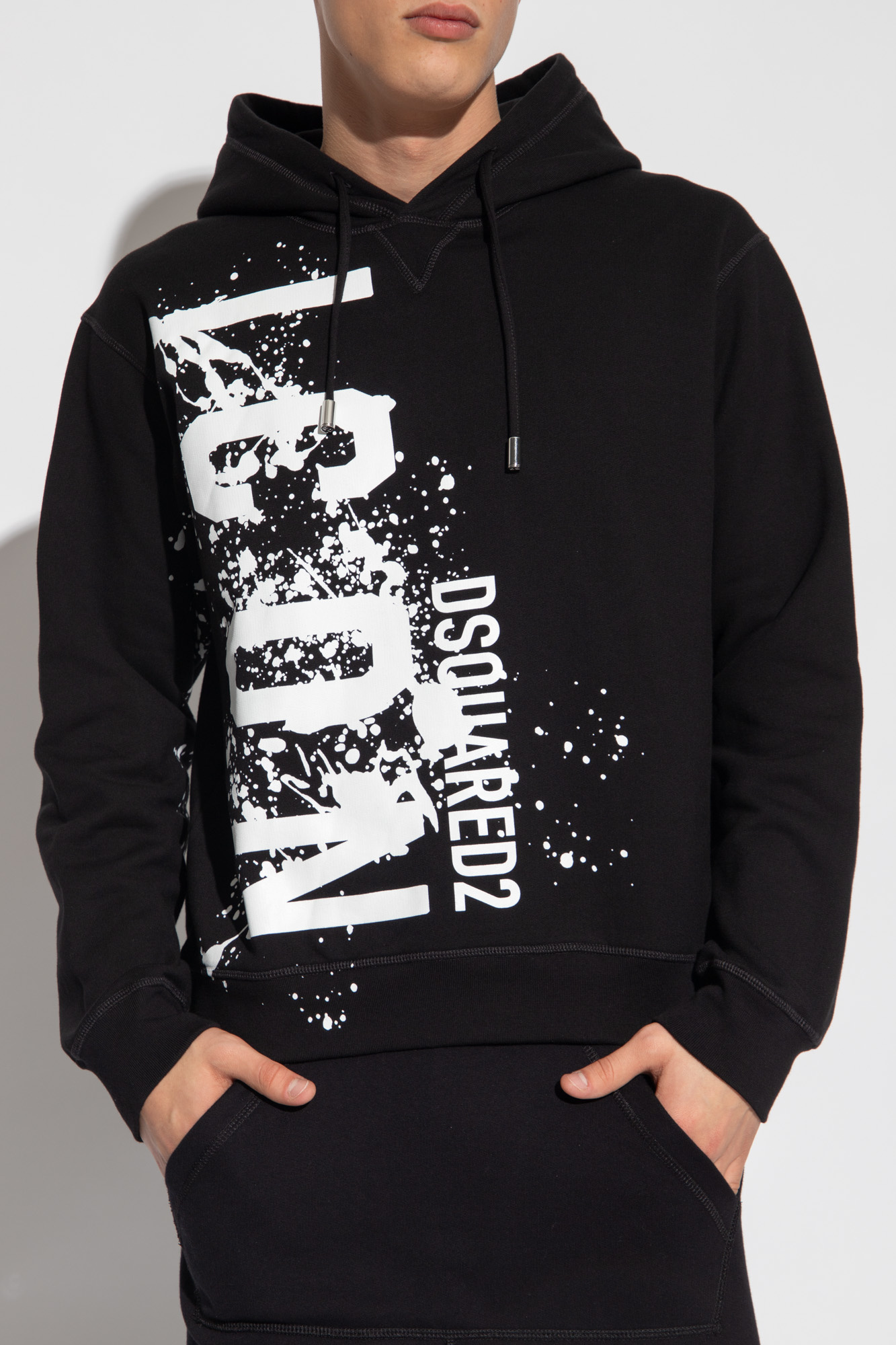 Dsquared2 mens hoodie hot sale